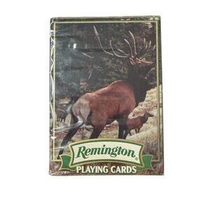 Remington Poker Deck Playing‎ Cards-New Sealed - Elk Collectible Man Cave